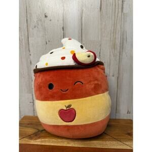 Squishmallows Mead the Apple Cider Plush‎ Toy Small 10" Red Fall Harvest Squad